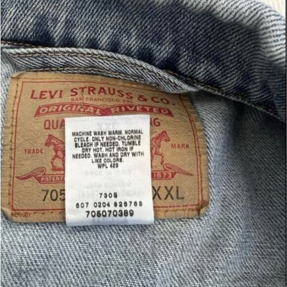 Levi Strauss Standard Trucker Jacket 70507 Size XXL - Picture 4 of 7
